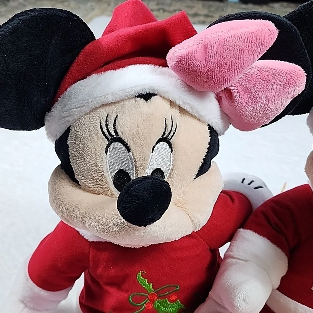 Vintage Holiday Disney Mickey & Minnie Mouse Christmas Dan Dee Collector…
